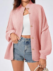 Women's Oversized Lantern Sleeve Cardigans