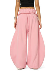 Women's Striped Bucket Pants