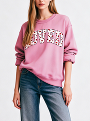 Women's Valentine¡¯s Loved Graphic Sweatshirt