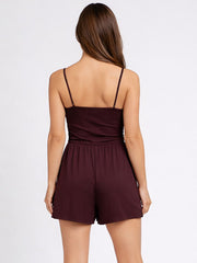 Women's Spaghetti Strap Sleeveless Romper