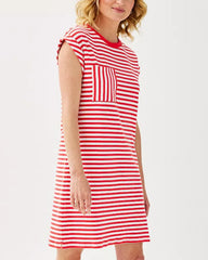Women's Striped T-Shirt Dress