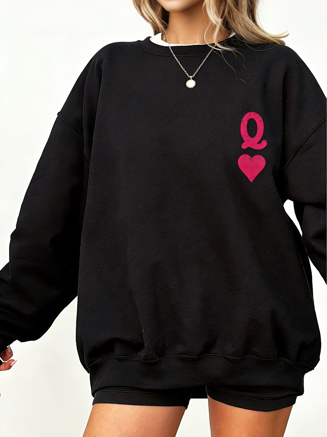 Women's Queen of Hearts Valentine's Day Sweatshirt
