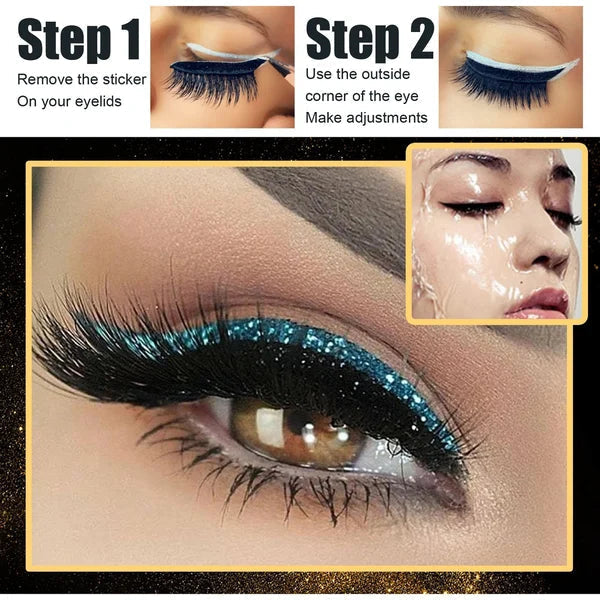 2022 New Reusable Eyeliner and Eyelash Stickers (4 Pairs)
