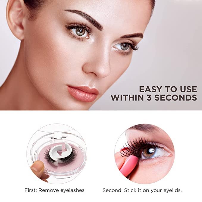 Reusable Adhesive Eyelashes