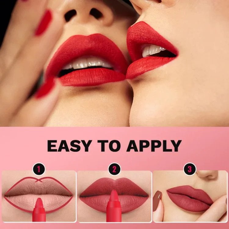 12 Colors Matte Lipstick Pen - Buy More Save More