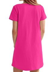 Women's Solid Square Neck Pocket Mini Dress
