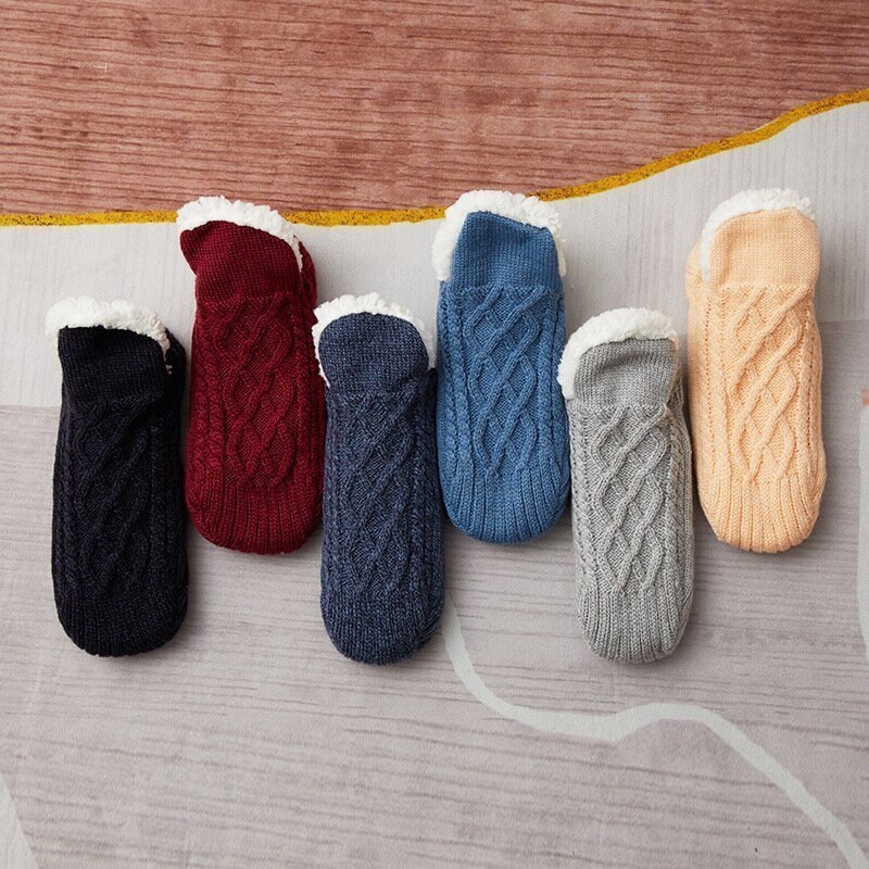 Winter Velvet Indoor Socks Slippers