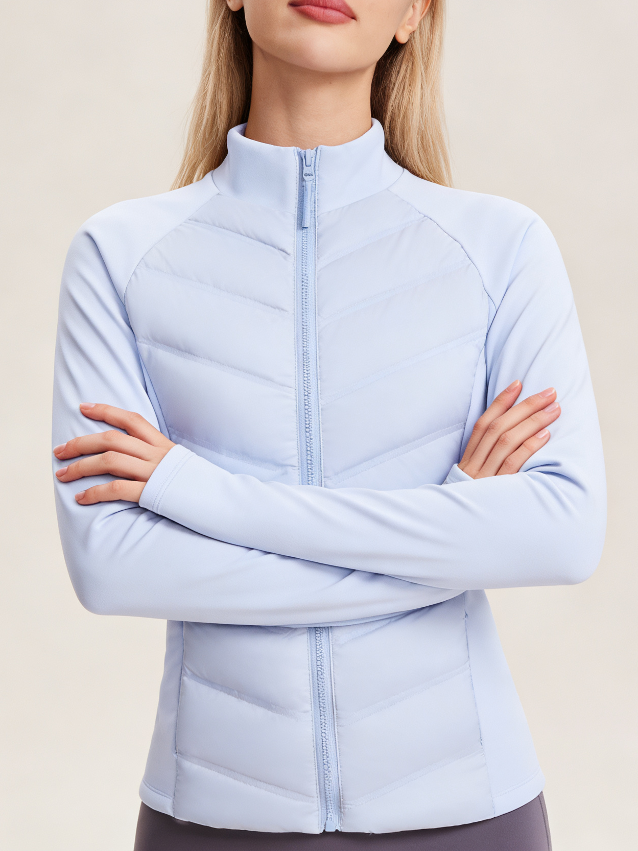 Women's Lightweight Stand-Collar Down Jacket