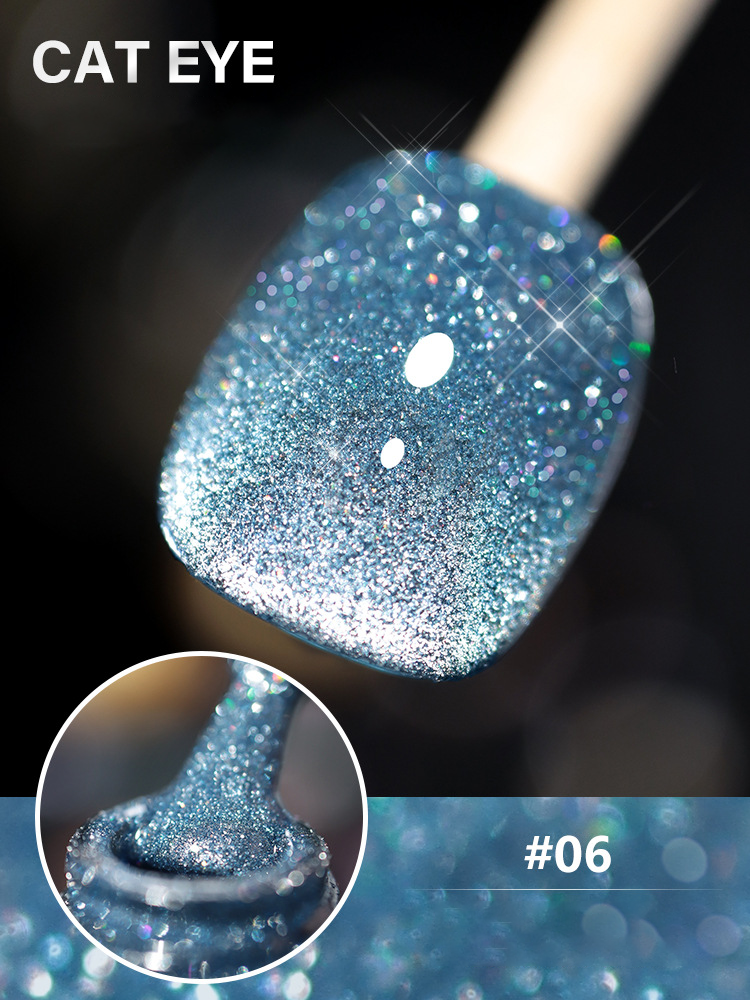 Laser Diamond Cat Eye Nail Polish