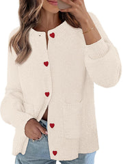Women's Chunky Knit Button Up Cardigan Sweaters