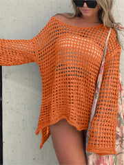 Women's Fashion Crochet Skeleton Blouse