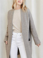 Long Patch Pocket Sweater Coatp