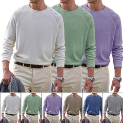 Men's Cotton Casual Crew Neck Tops