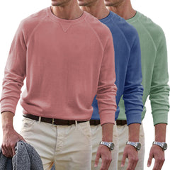 Men's Cotton Casual Crew Neck Tops