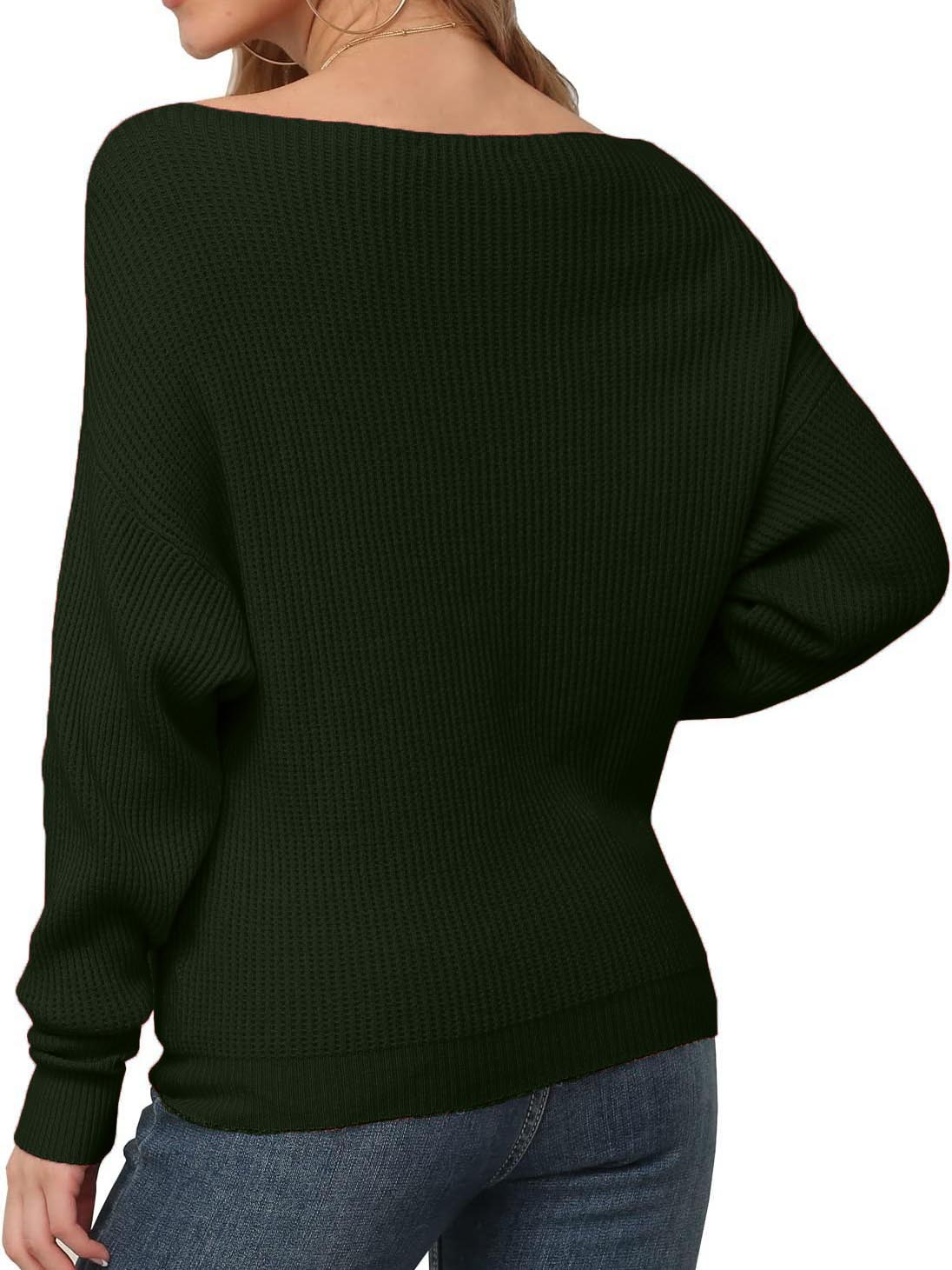 Women's Christmas Off Shoulder Knitted Pullover
