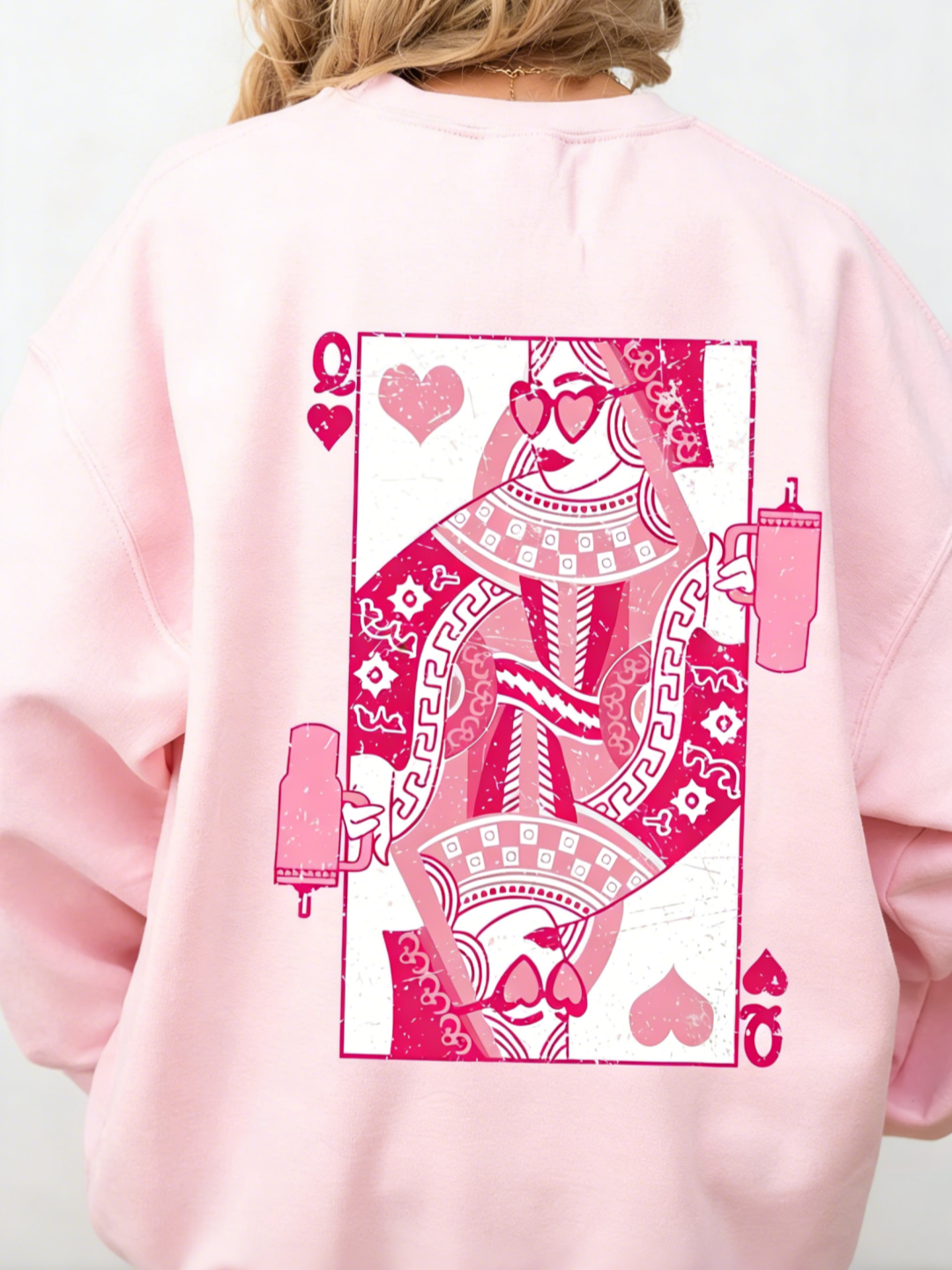Women's Queen of Hearts Valentine's Day Sweatshirt