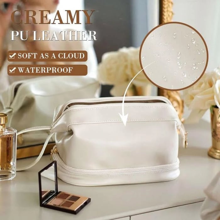 Large Capacity Travel Jewelry Cosmetic Bag