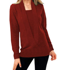 Women's Pullover Cropped Knitted Jumpers