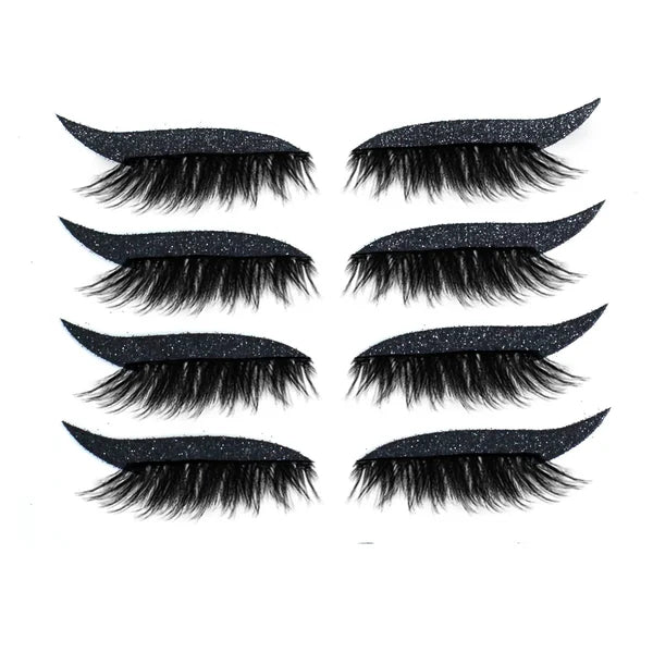 2022 New Reusable Eyeliner and Eyelash Stickers (4 Pairs)