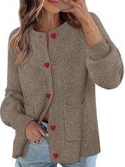 Women's Chunky Knit Button Up Cardigan Sweaters