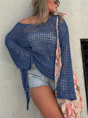 Women's Fashion Crochet Skeleton Blouse