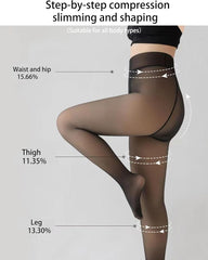 Women's Translucent Fleece Lined Tights (Buy 3 Free Shipping)