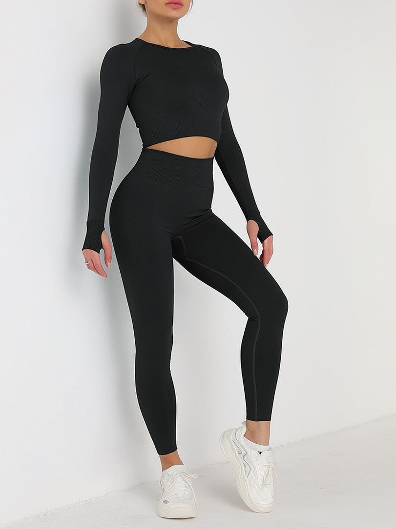 Yoga Workout Bundle Top+Legging Set
