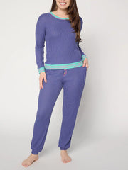 Women's Ribbed Butterknit Lounge Set