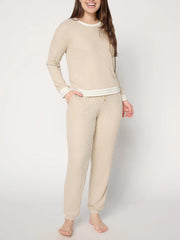 Women's Ribbed Butterknit Lounge Set