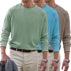 Men's Cotton Casual Crew Neck Tops