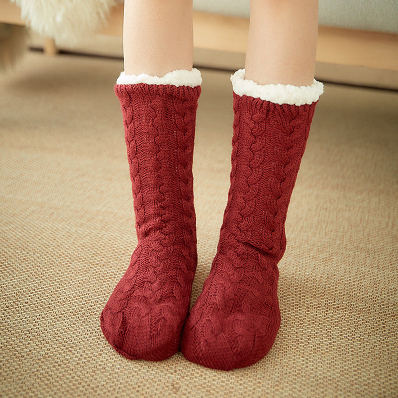 Winter Velvet Warm Floor Socks