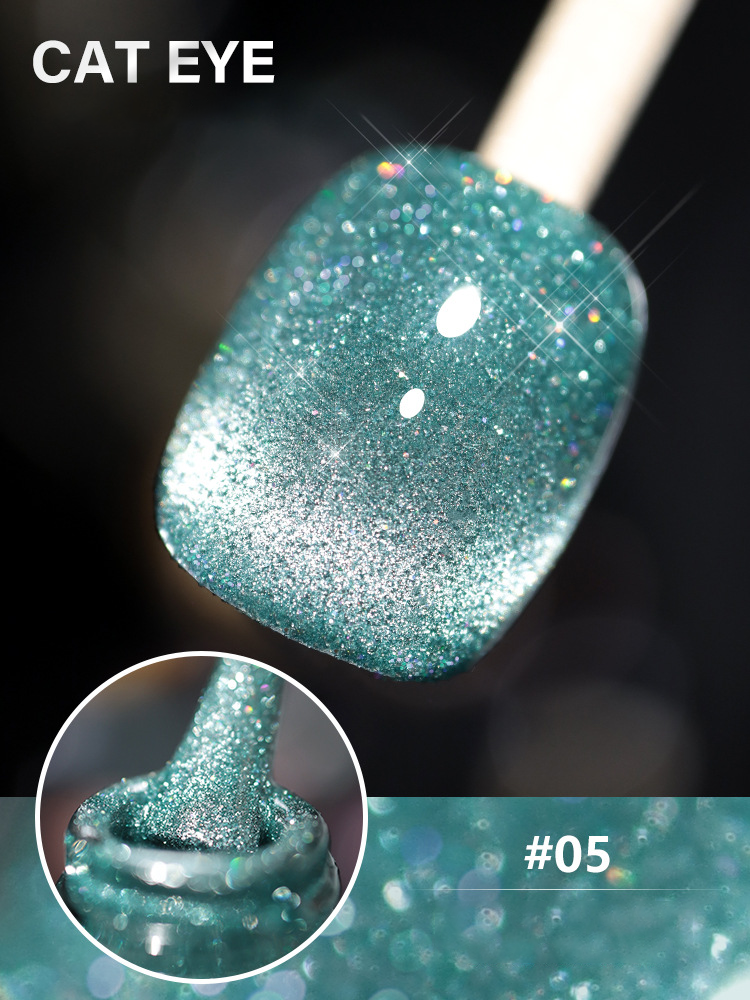 Laser Diamond Cat Eye Nail Polish