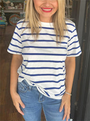 New Women's Casual Striped Tee