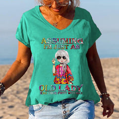 Summer New Girls English Print T-shirt