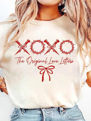 Women's Valentine's Edgy XOXO Graphic Sweatshirt