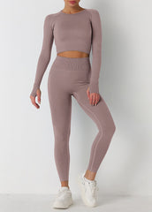 Yoga Workout Bundle Top+Legging Set