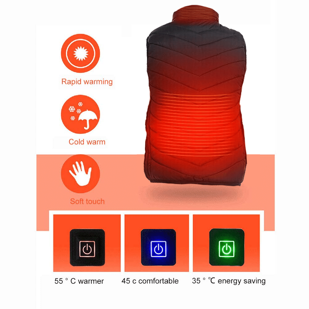 Unisex Warming Heated Vest