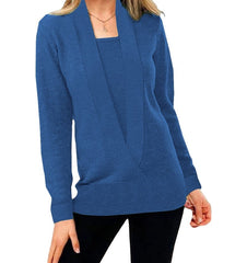 Women's Pullover Cropped Knitted Jumpers
