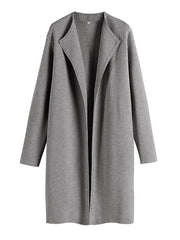 Women's Casual Side Slit Knit Cardigan