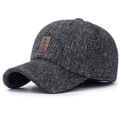 Men's Winter Baseball Cap - With Ear Muffs