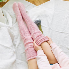 2024 Warm Over Knee Extra Long Knitted Socks