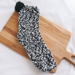 Winter Fuzzy "Cupcakes" Sock