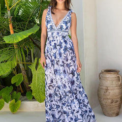 Adjustable Shoulder Floral Print One Piece Swimsuit with Skirt/Sarong