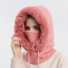 Warm Knitted Windbreaker Hat for Winter