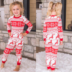 Red Elk Family Pajamas 2-piece Set