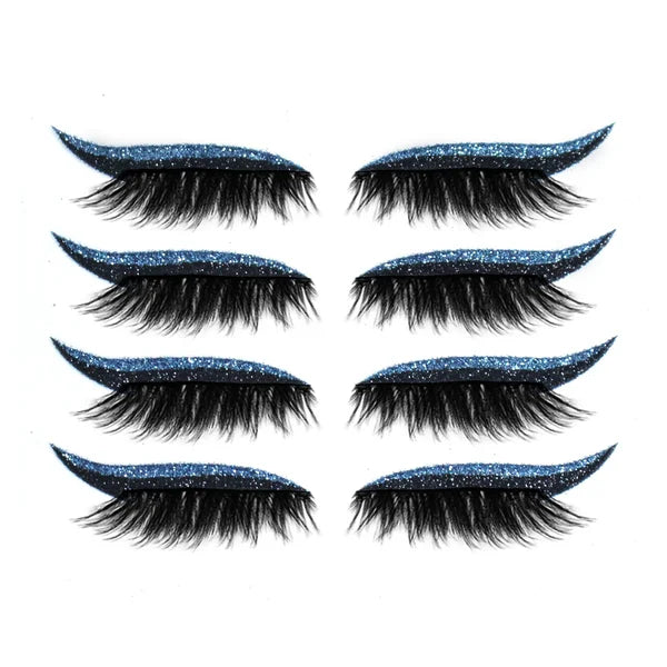 2022 New Reusable Eyeliner and Eyelash Stickers (4 Pairs)