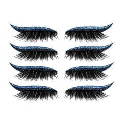 2022 New Reusable Eyeliner and Eyelash Stickers (4 Pairs)