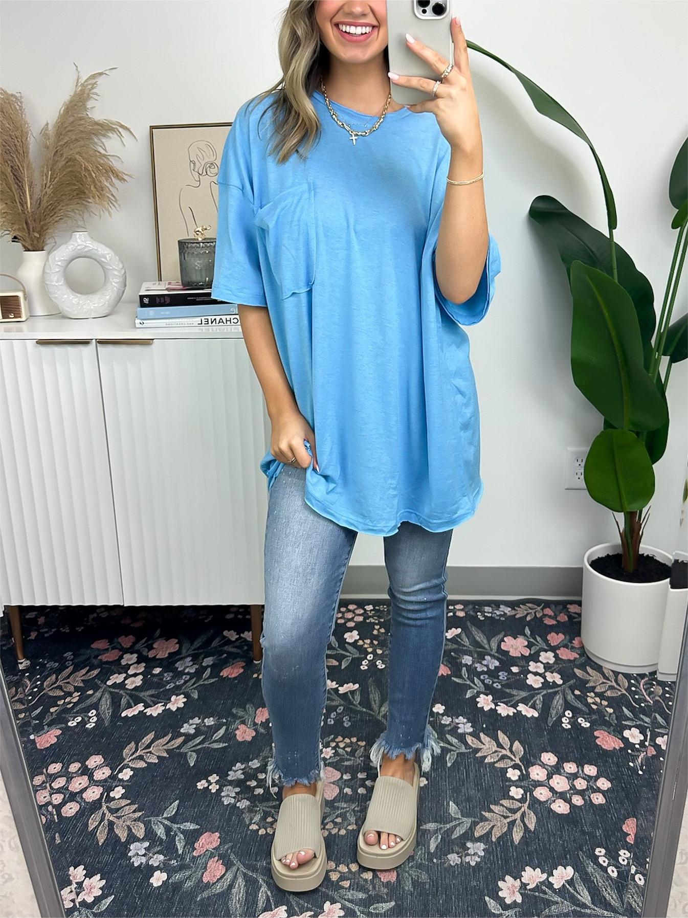 Women's Raw Edge Boxy Tee