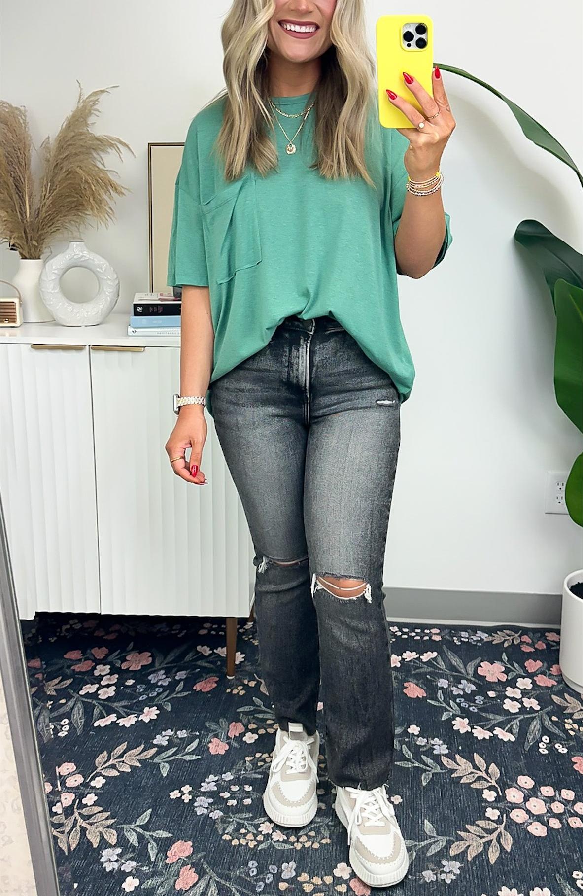 Women's Raw Edge Boxy Tee