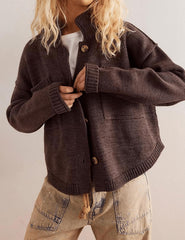 Wommen's Button Down Knit Sweater Cardigan